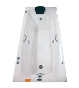 Banheira com Hidromassagem 140x80x42cm Acrílico Acrilbath Standard Ouro Fino